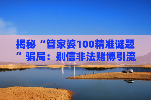 揭秘“管家婆100精准谜题”骗局：别信非法赌博引流陷阱，守住你的钱袋子